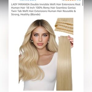 Lady Miranda 18in Human hair extensions